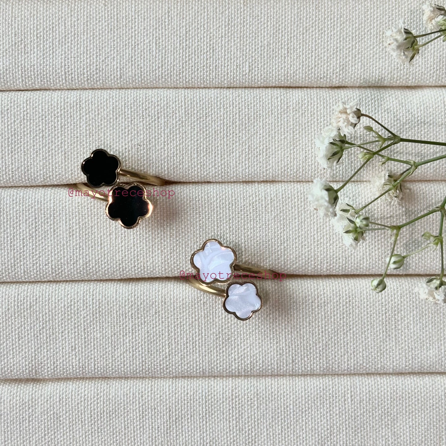 Florcita Rings | Van Cleef Inspired | Anillo inspirado en trébol